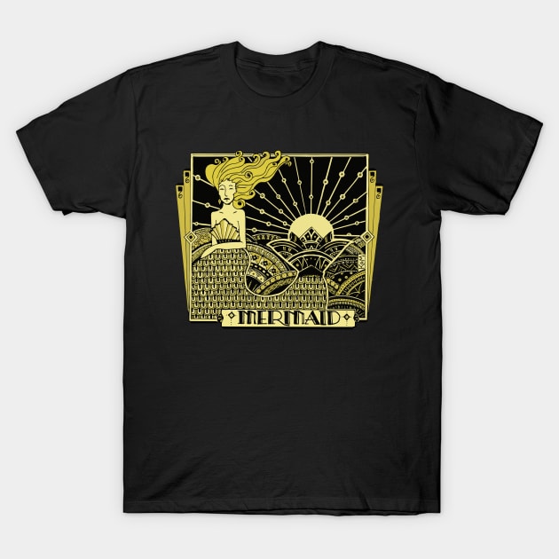 Mermaid T-Shirt by katydidkay